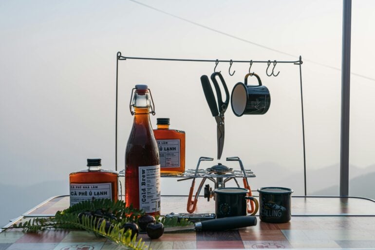 outdoor kitchen